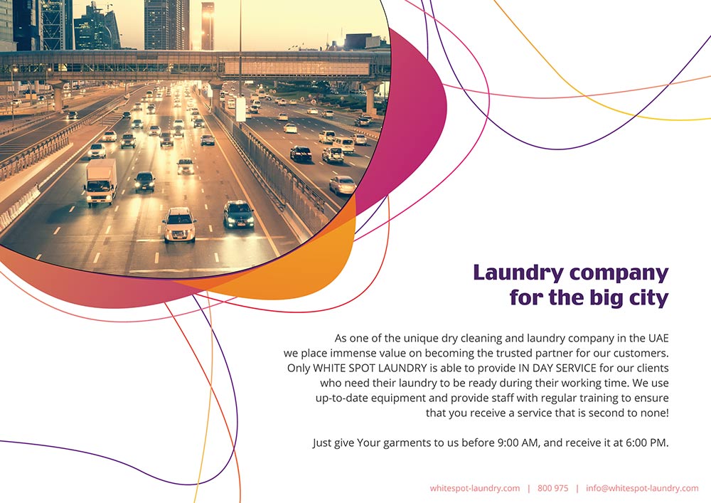 White Spot Sorporate Brochure page example