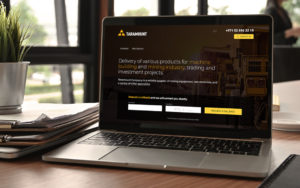 Landing Page for Taramount Company - Tessella Studio