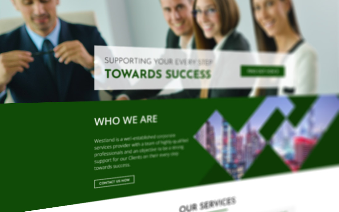 Westland Corporate Website - Tessella Studio