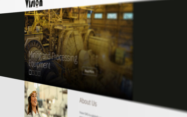 Website for Vision SAS - Tessella Studio, 
